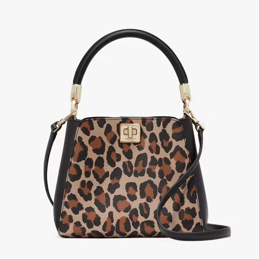 Kate spade Phoebe Small Spotted Leopard Top Handle Satchel